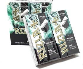 004291 Imperial Tobacco Rizla Menthol Extra Slim Filter Tips Full Box Of 20 Total 2400