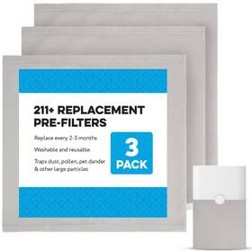 Impresa 850008283864 3 Pack Replacement Washable Pre-filters For Blueair Blue Pure 211 Lu
