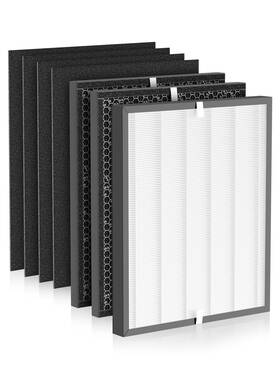 Inp3000 Induspure 7-pack 3000 Replacement Filter Compatible With Air Doctor Purifier