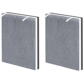100-vital Isingo 2 Pack True Hepa Vital 100 Replacement Filter With 4 Extra Pre-filter Compati