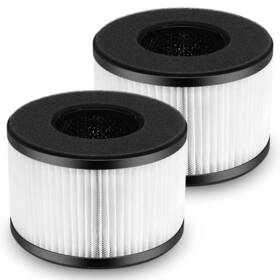 Bs-03 Isingo 619191750146 2-pack True Hepa Replacement Filter For Partu And Slevoo Air