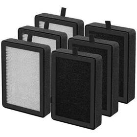 Lv-h128 Isingo 619191910472 6 Pack Replacement Filter Compatible With Levoit / Puurvsas H