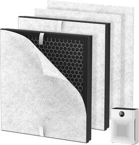 Isingoione 744759021731 Pr1 Replacement Filter Compatible Wtih Mooka Air Purifier 2 Pack H13 True H