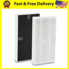 Frf102 Isinlive 445030470448 2 Pack For Air Purifier Filter Replacement Dual Action Hepa-type