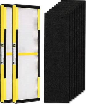 Ac48 Isinlive 705353879241 2 Pack True Hepa Filter B With Activated Carbon Pre-filters Compatible