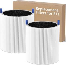 Isinlive 744110363371 Blue Pure 511 Replacement Filter Compatible With Blueair Air