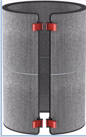 Isinlive Dbp3-1205 Bp03 Bp04 Bp06 Activated Carbon Filter Compatible With Dyson Purifier Big Q