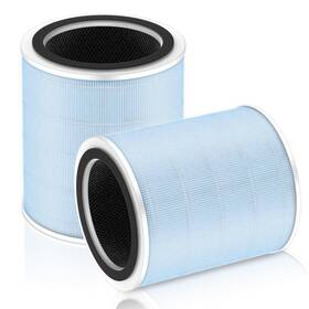 Lv-c400-bu2p Isinlive Hepa Activated Carbon Filter For Levoit Core 400s Air Purifier 2 Pack