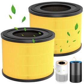 Tf-aps06y-oc14 Isinlive 2 Pack Ap-s0610l Pet Filter Replacement For Mooka Air Purifier 3-i