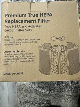 Tp-04 Isinlive Replacement Air Purifier True Hepa/carbon Filter Tp04 Tp05 Hp04 Hp05 Dp04 Dp05