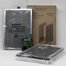 Jf260-rf Jafanda Air Purifier 2x Filter H13 Merv 17 True Hepa 300g Activ Carbon For Jf260