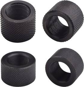 22lr Jingzan 445024622648 4 Pack 1/2 X 28 And 5/8 24 Thread Protector Steel For .22lr .223 5.56 &
