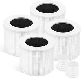 Jorair 445046578558 Core Mini Replacement Filter Compatible With Levoit Air Purifier 3-in