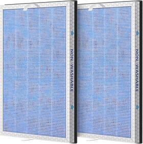Msa3-2 Jorair 2 Pack Msa3/msa3s True Hepa Replacement Filter Compatible With Membrane Solution