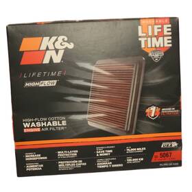 33-5067 K&n Air Filter Washable High-flow Cotton Engine Lifetime Reusable Pro