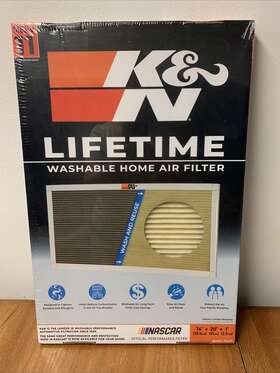 Hvc-11420 K&n #hvc-11420 And Home Air Filter Size 14x20x1 Washable Lifetime Lot Of 4