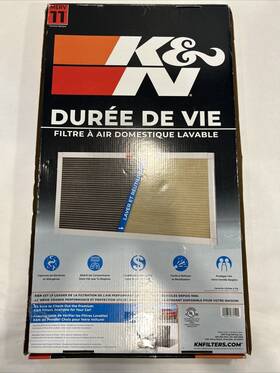 Hvc-11424 K&n Lifetime Washable Home Air Filter 14 X 24 1 Hvac Merv 11