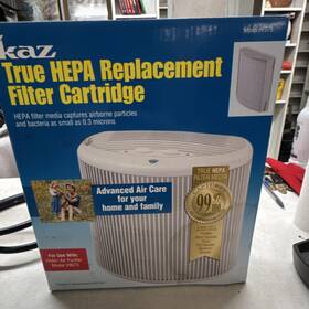 H1075 Kaz True Hepa Replacement Filter Cartridge Air Purifier White