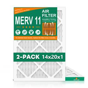 14x20x1m11 Kc Supplier 2-8 Pack 14x20x1 Pleated Air Filters Replacement For Hvac Ac Furnace Merv 11
