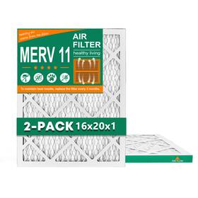 16x20x1m11 Kc Supplier 2-8 Pack 16x20x1 Pleated Air Filters Replacement For Hvac Ac Furnace Merv 11