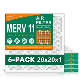 20x20x1m11 Kc Supplier 20x20x1 Pleated Air Filters Replacement For Hvac Ac Furnace Merv 11