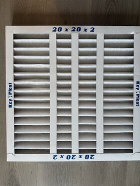 Hdx1p5-012030 Key Pleat 1-pack Standard Pleated Air Filter 20x30x1 Filters Replacement Merv 8