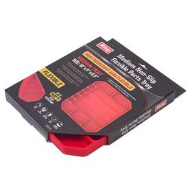 King 445015249267 10 Inch X 9 0.9 Medium Non-slip Flexible Parts Tray