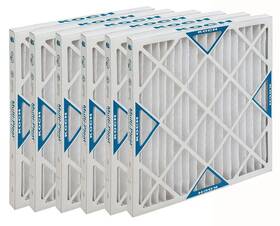 102-041-003 Koch 6 Pack - 12 Inch X 25 1 Pleated Air Filter Merv 8