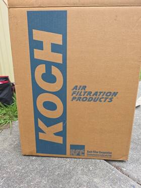 102-700-016 Koch 274-160-200 12 Box Of Air Filters 16 X 20 2 Multi-pleat Xl