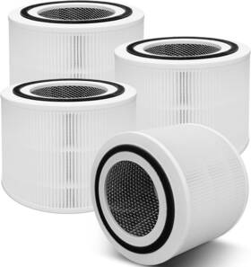 Lazyshine 761729057590 Core 300 Air Purifier Replacement Filter Compatible With Levoit