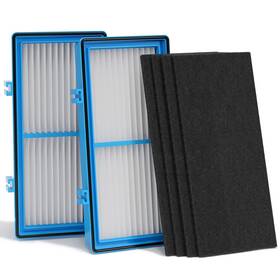 Aer1 Leemone 194467225608 Filter Replacement For Holmes Air Purifiers 2 True Hepa Filters 4 Car