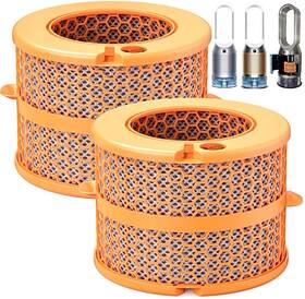 Evprt-n2 Leemone Ph04 Carbon Fiber Evaporator Filter For Dyson Ph01 Ph02 Ph03 Ph3a 2pack