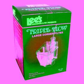 Lees 010838134150 Triple Flow Corner Filter Large - 4 Inch L X W 6 H 100