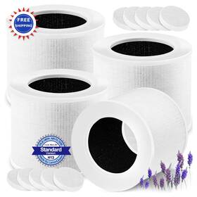 Lemonqueen 644197520486 4 Pack Core Mini Air Purifier Filter Compatible With Levoit