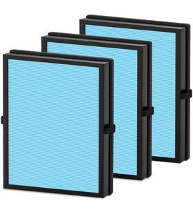 Mk04-blue-3 Lemonqueen 3-pack Mk04 Air Filter Replacement For Aroeve Purifier 4-layers H13