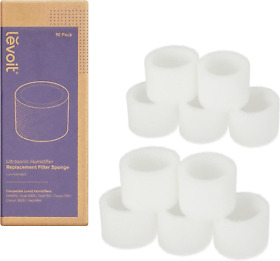 Levoit 10-pack Humidifier Replacement Filters Capture Fine Particles In Water Ta