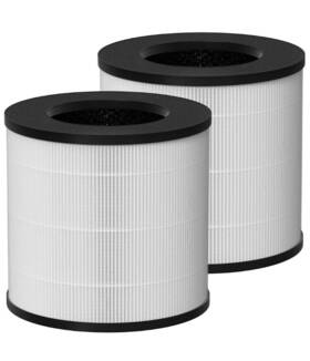 Lhari 614162885391 2 Pack True Hepa Replacement Filter For Ma Air Purifier 14/14w/14b Models 3-in-1