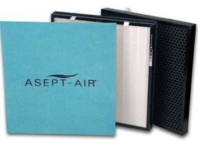 Asept-01-2550 Life Cell Genuine 2550 Replacement Filter Kit With Washable Pre-filter