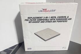 Mt-8400sf Life Supply Usa 843464117989 2 Pc Lifesupplyusa Er580 Replacement Filter 3-in-1 Set Air Purifier
