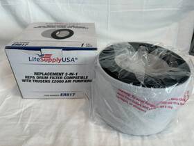 Z2000 Life Supply Usa Er817 Replacement Hepa Drum Filter Trusens Air Purifiers New