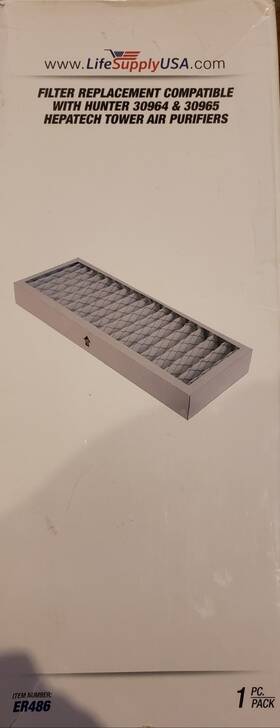 Era486 Life Supply Usa 30964 True Hepa Filter Replacement Compatible With Hunter Hepatech Tower 3096