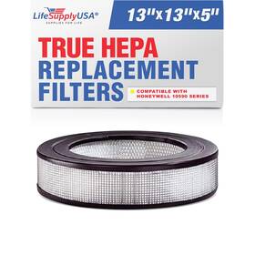 2er184 Lifesupplyusa 2-pack True Hepa Air Cleaner Filter Replacement Compatible With Honeywell Sile