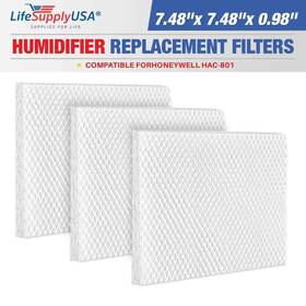 Hcm-3060 Lifesupplyusa 3er159 Replacement Humidifier Pad Wick Filter Fits Honeywell Hac-801 Hcm-88c O