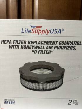 Lifesupplyusa 843464116555 True Hepa Filter Replacement Compatible With Honeywell 2pck
