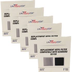 83244 Lifesupplyusa 843464117972 5 Pk- Hepa Filter Replacement Compatible With Kenmore 83159