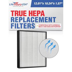 Lifesupplyusa 843464118504 True Hepa Air Cleaner Filter Replacement Complete Set For Airmega Max 2 C