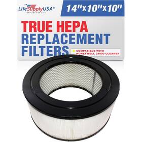 Lifesupplyusa 843464124987 Hepa Filter Replacement Compatible With Honeywell 24000 Air Cle