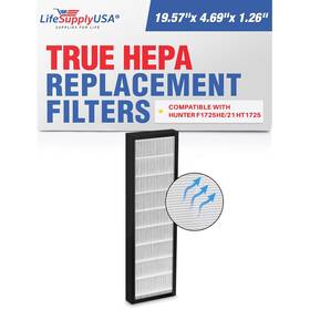Lifesupplyusa 843464131084 Hepa Charcoal Filter Replacement 2-in-1 Compatible With Hun