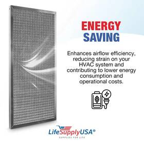 Lifesupplyusa 843464136997 14x30x1 Aluminum Electrostatic Air Filter Washable Purifier A/c