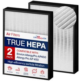 Lifesupplyusa B073xq3n9b Ap450 True Hepa Filter Replacement Compatible Envion Allergypro Allergy